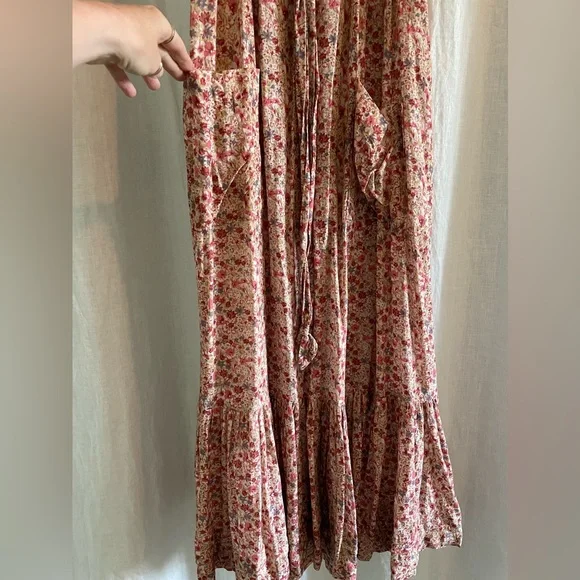 Doen Sonnet dress. Pink valley floral. Size Xs - Picture 6 of 9